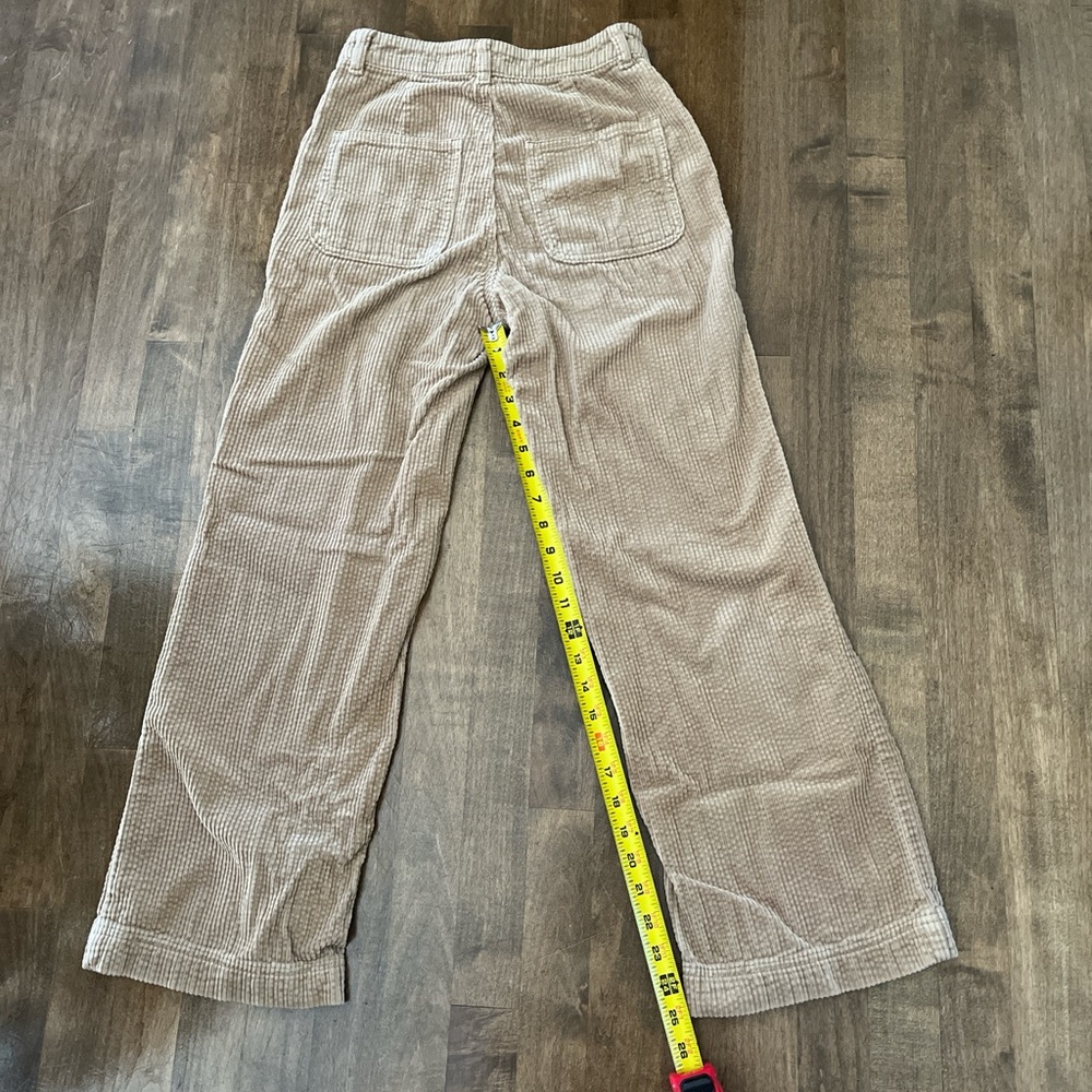 Glassons Women's Beige Corduroy Wide Leg Pants - Picture 6 of 6
